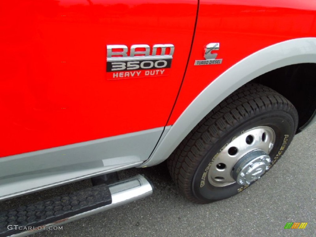 2012 Dodge Ram 3500 HD Laramie Crew Cab 4x4 Dually Marks and Logos Photo #67947958