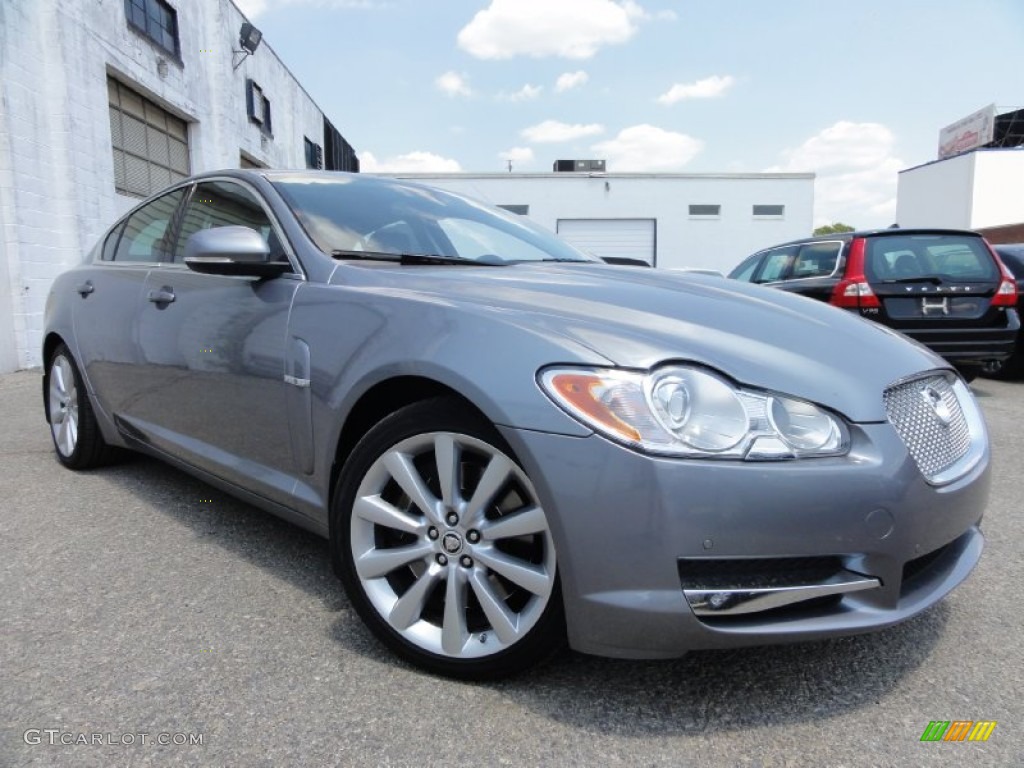 Lunar Grey Metallic 2010 Jaguar XF Premium Sport Sedan Exterior Photo #67948664
