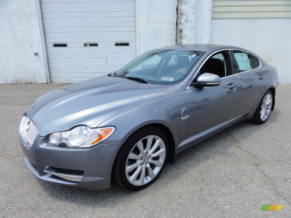 Lunar Grey Metallic 2010 Jaguar XF Premium Sport Sedan Exterior Photo #67948673