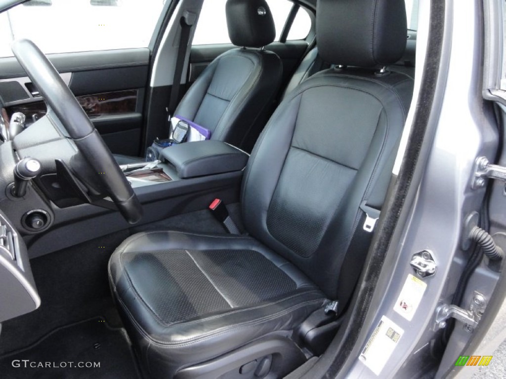 Warm Charcoal Interior 2010 Jaguar XF Premium Sport Sedan Photo #67948799