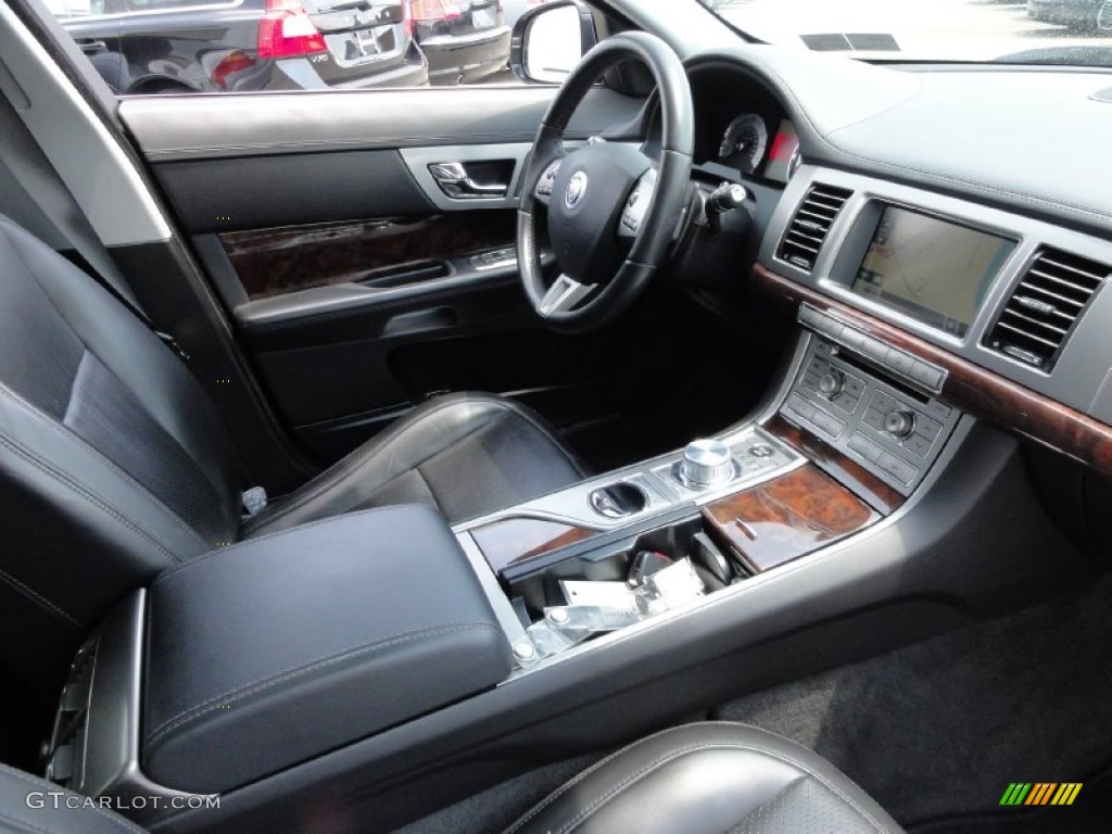 Warm Charcoal Interior 2010 Jaguar XF Premium Sport Sedan Photo #67948817