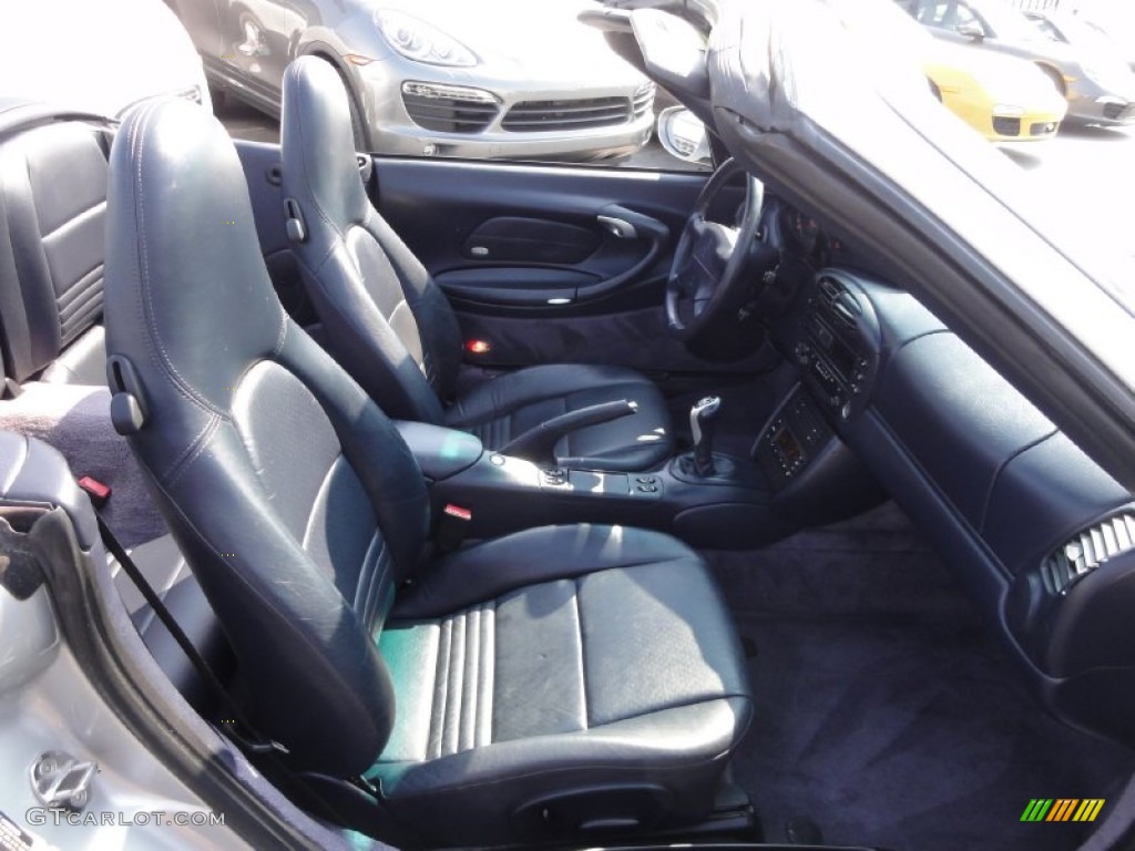 Metropol Blue Interior 2001 Porsche 911 Carrera Cabriolet Photo #67950044