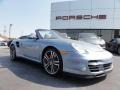 Ice Blue Metallic 2011 Porsche 911 Turbo Cabriolet Exterior