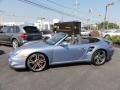 Ice Blue Metallic 2011 Porsche 911 Turbo Cabriolet Exterior