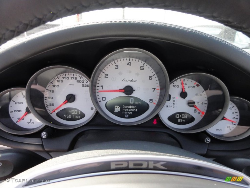 2011 Porsche 911 Turbo Cabriolet Gauges Photo #67950536