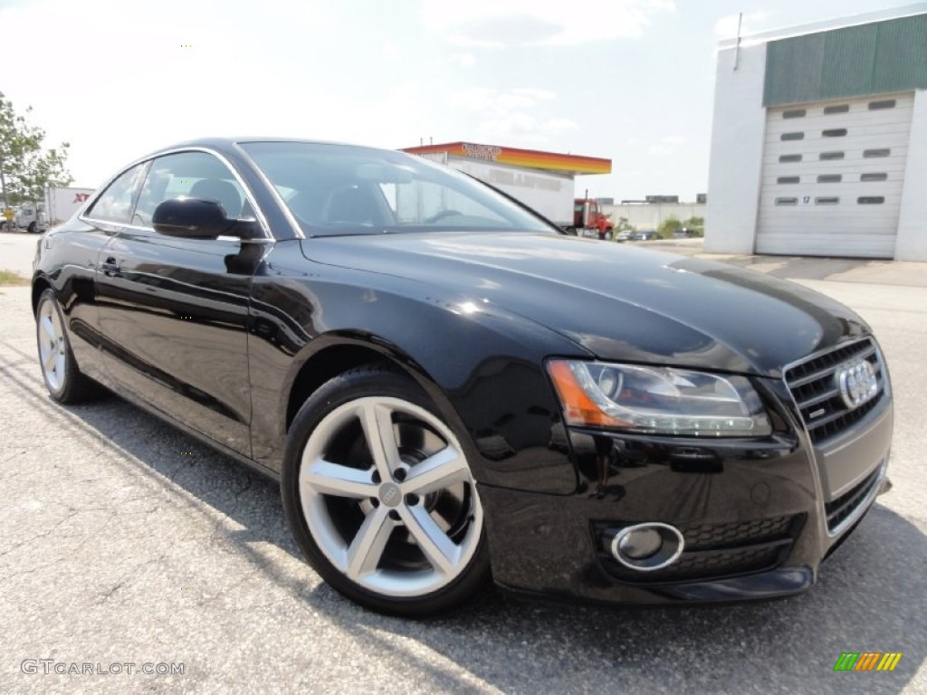 Brilliant Black 2010 Audi A5 2.0T quattro Coupe Exterior Photo #67951769