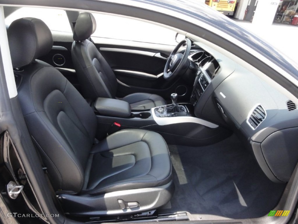 Black Interior 2010 Audi A5 2.0T quattro Coupe Photo #67951946