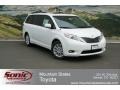 2012 Super White Toyota Sienna XLE AWD  photo #1