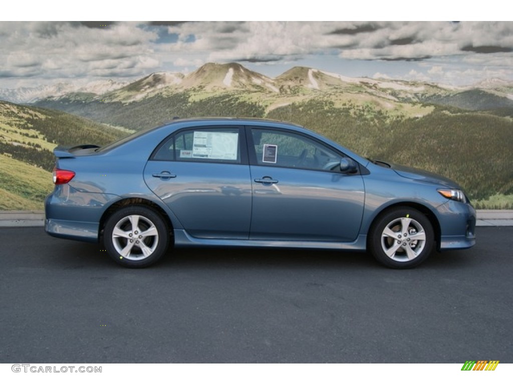 2012 Corolla S - Tropical Sea Metallic / Dark Charcoal photo #2