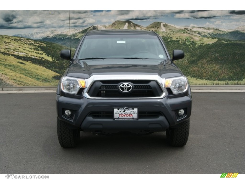 2012 Tacoma V6 TRD Double Cab 4x4 - Magnetic Gray Mica / Graphite photo #4