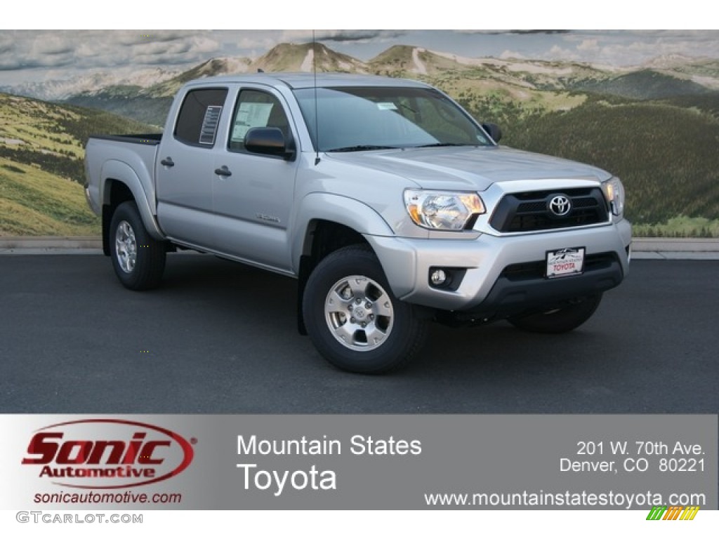 2012 Tacoma V6 SR5 Double Cab 4x4 - Silver Streak Mica / Graphite photo #1