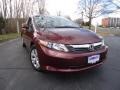 Crimson Pearl - Civic LX Sedan Photo No. 1