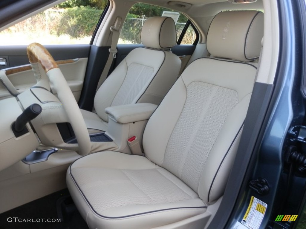 2012 MKZ AWD - Steel Blue Metallic / Light Camel photo #9