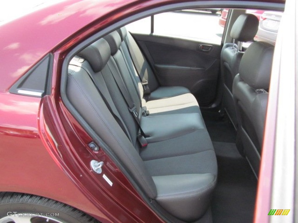 2010 Sonata SE V6 - Dark Cherry Red / Cocoa photo #20