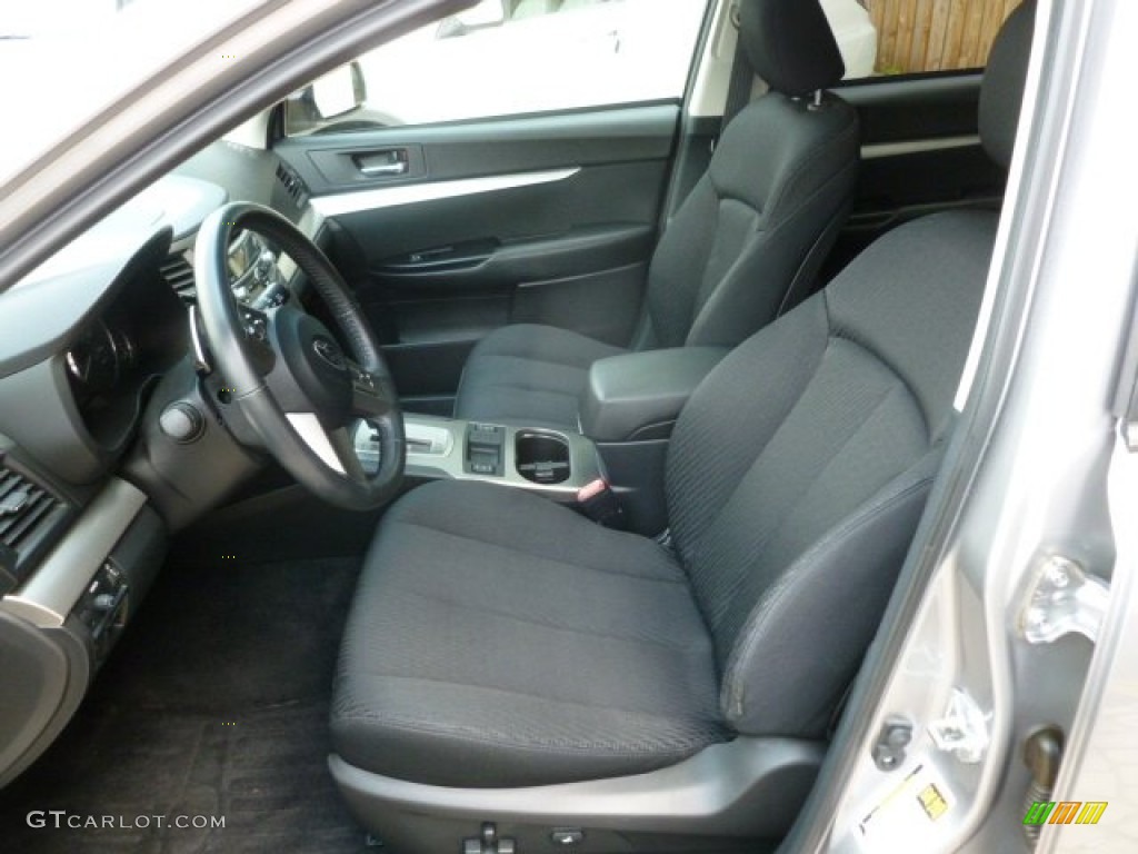 Off Black Interior 2010 Subaru Outback 2.5i Premium Wagon Photo #67957172