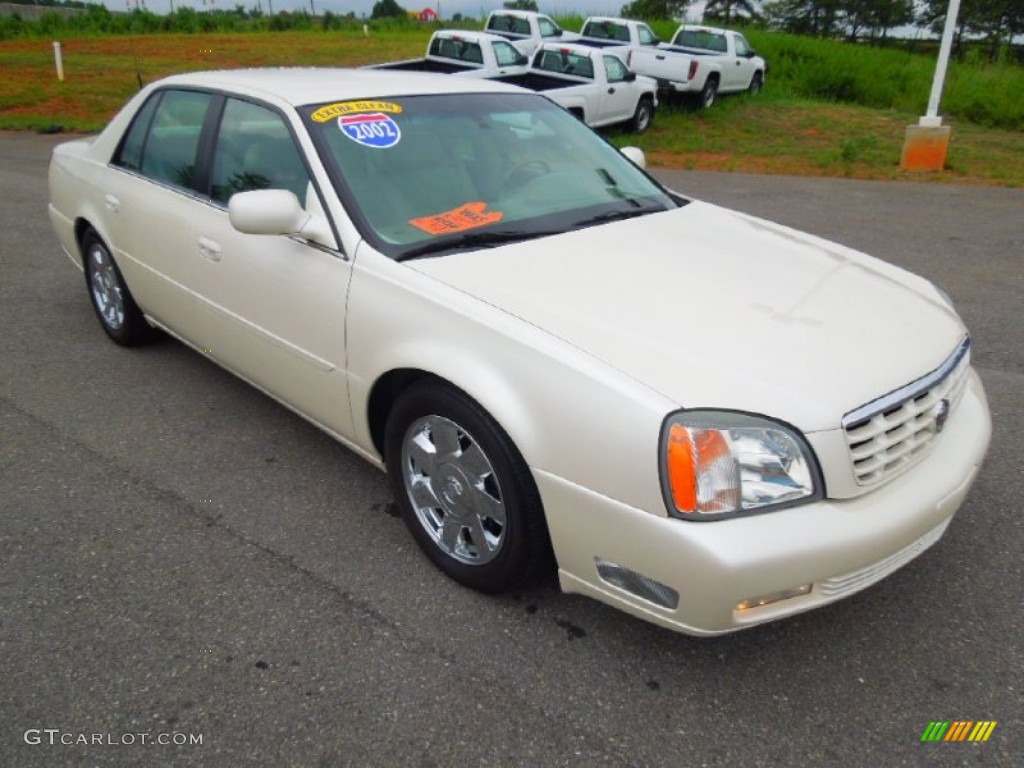 2002 DeVille DTS - White Diamond Pearl / Neutral Shale photo #2