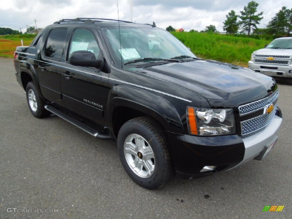 Black 2013 Chevrolet Avalanche LT 4x4 Black Diamond Edition Exterior Photo #67957874