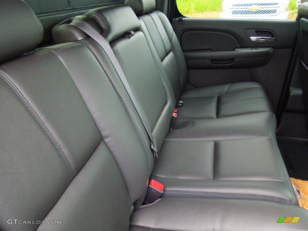 Ebony Interior 2013 Chevrolet Avalanche LT 4x4 Black Diamond Edition Photo #67957934