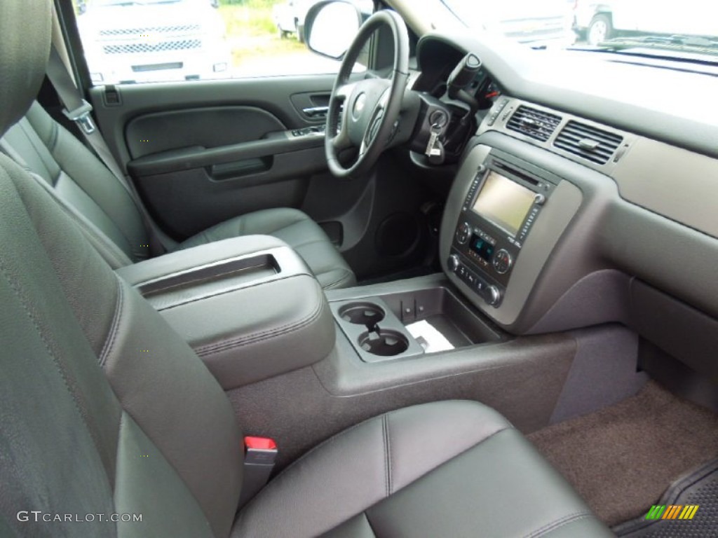 Ebony Interior 2013 Chevrolet Avalanche LT 4x4 Black Diamond Edition Photo #67957940