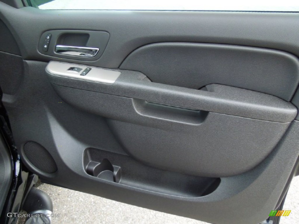 2013 Chevrolet Avalanche LT 4x4 Black Diamond Edition Ebony Door Panel Photo #67957946