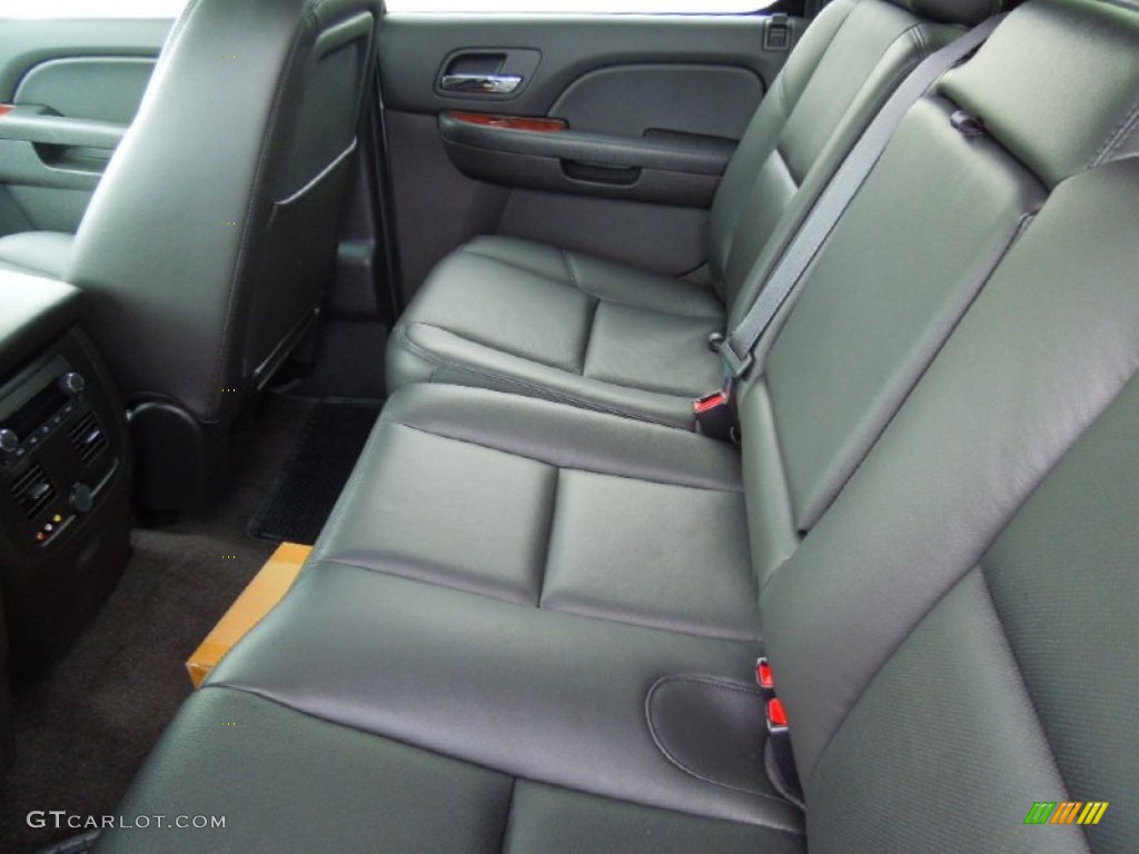 Ebony Interior 2013 Chevrolet Avalanche LTZ 4x4 Black Diamond Edition Photo #67958009