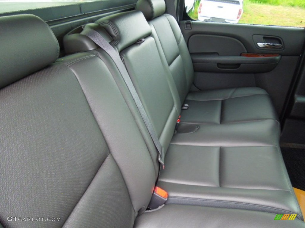 Ebony Interior 2013 Chevrolet Avalanche LTZ 4x4 Black Diamond Edition Photo #67958024