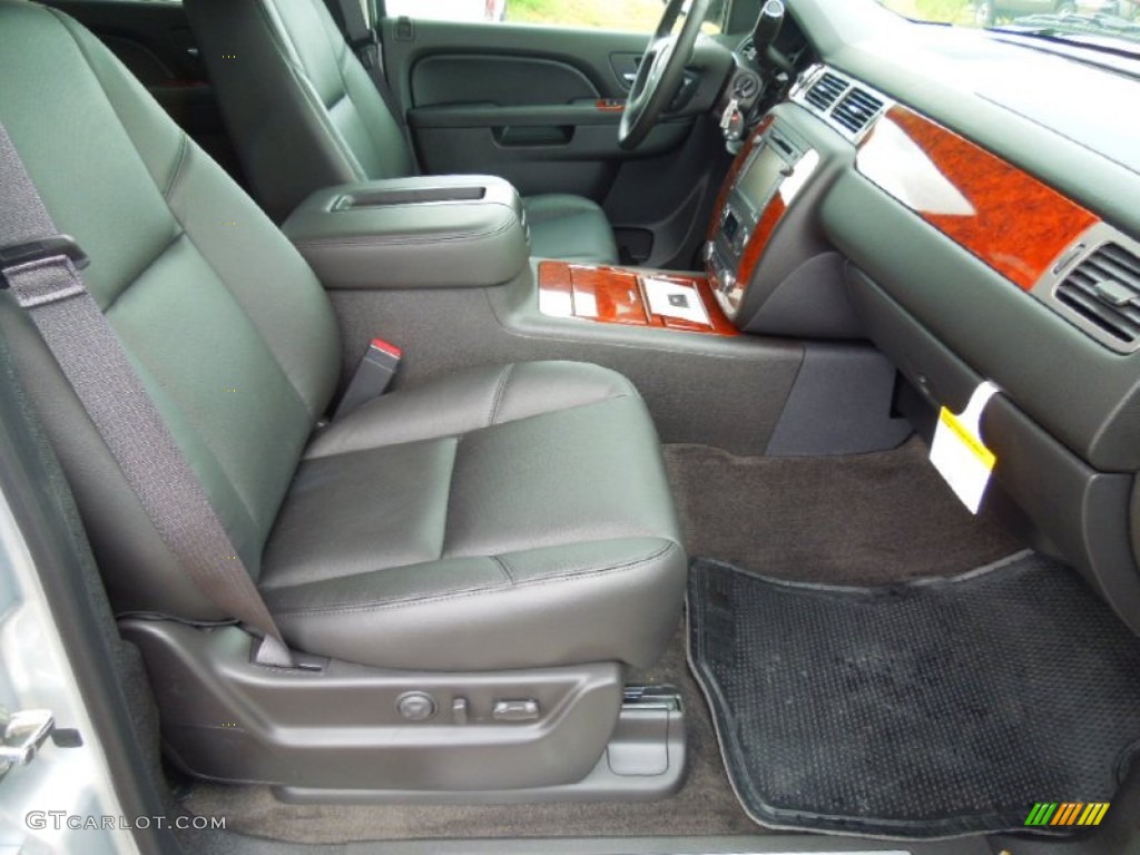 Ebony Interior 2013 Chevrolet Avalanche LTZ 4x4 Black Diamond Edition Photo #67958027