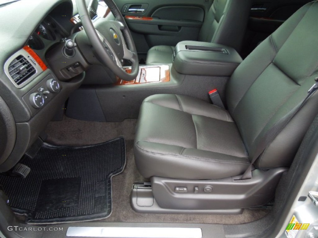 Ebony Interior 2013 Chevrolet Suburban LTZ 4x4 Photo #67958243