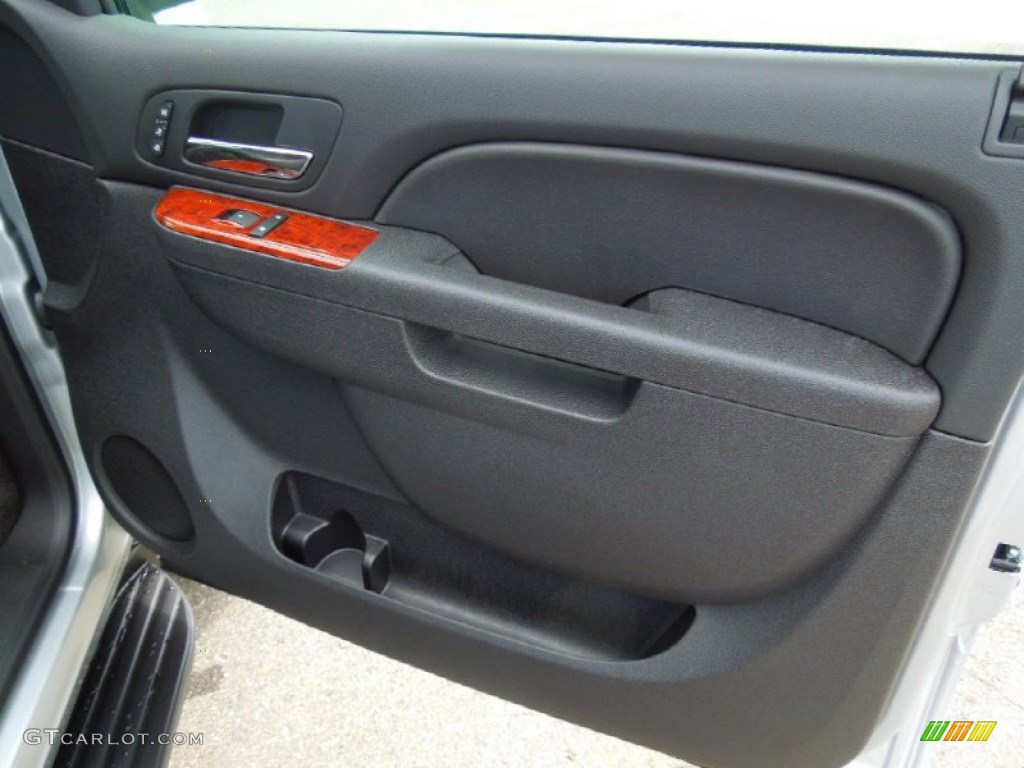2013 Chevrolet Suburban LTZ 4x4 Ebony Door Panel Photo #67958294