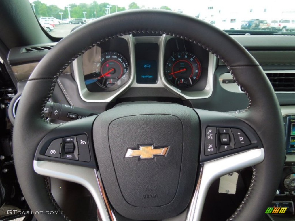 2013 Chevrolet Camaro SS Coupe Black Steering Wheel Photo #67958435