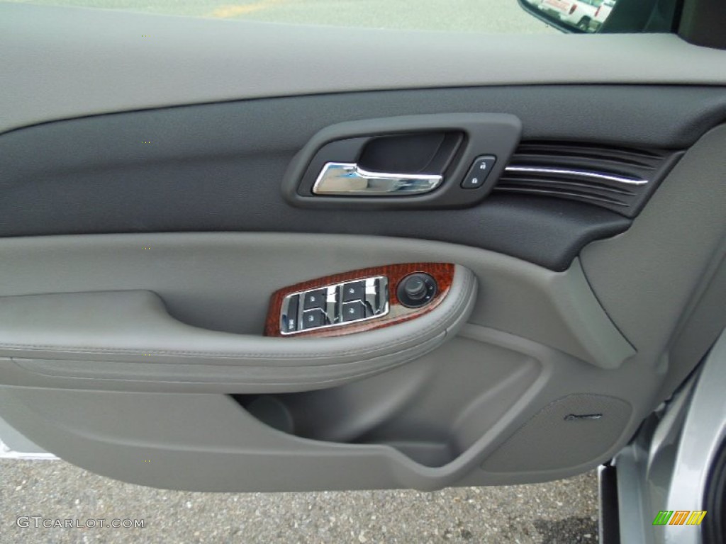 2013 Chevrolet Malibu ECO Jet Black/Titanium Door Panel Photo #67958579