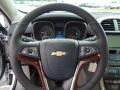 Jet Black/Titanium 2013 Chevrolet Malibu ECO Steering Wheel