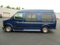 Indigo Blue Metallic 2000 Chevrolet Express G1500 Passenger Conversion Van Exterior