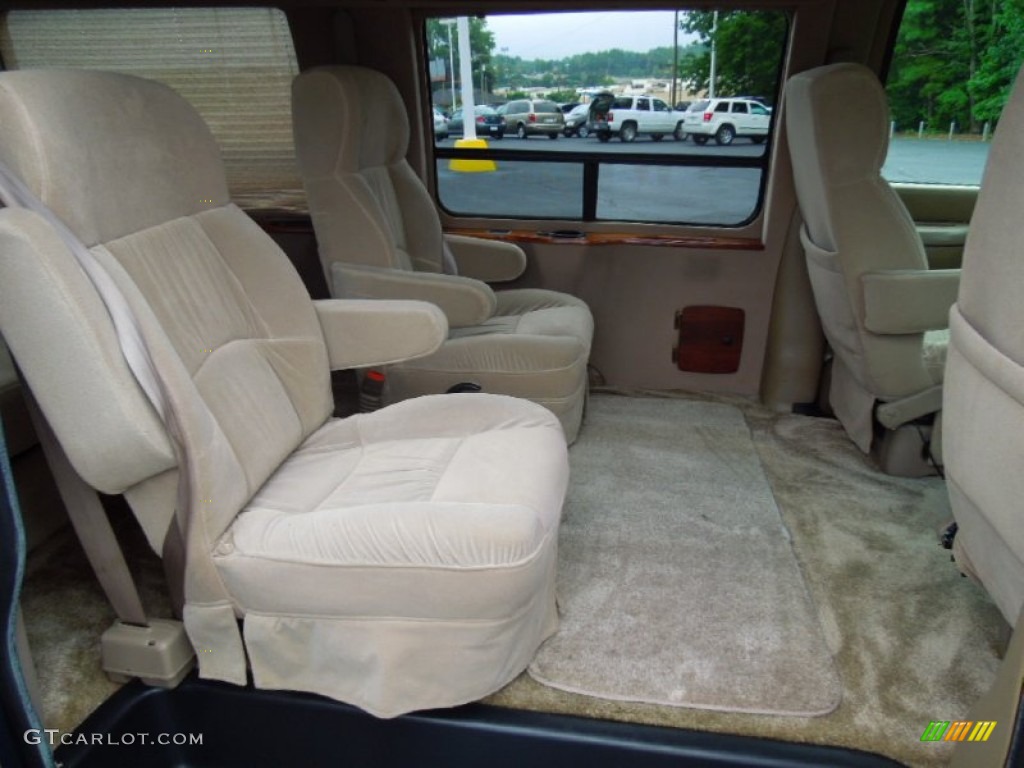 2000 Express G1500 Passenger Conversion Van - Indigo Blue Metallic / Neutral photo #14