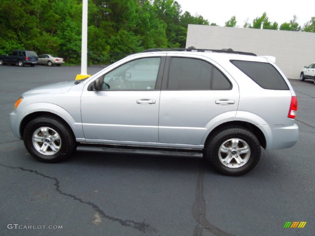 2005 Sorento LX - Clear Silver Metallic / Gray photo #3