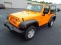 2012 Dozer Yellow Jeep Wrangler Sport 4x4  photo #2