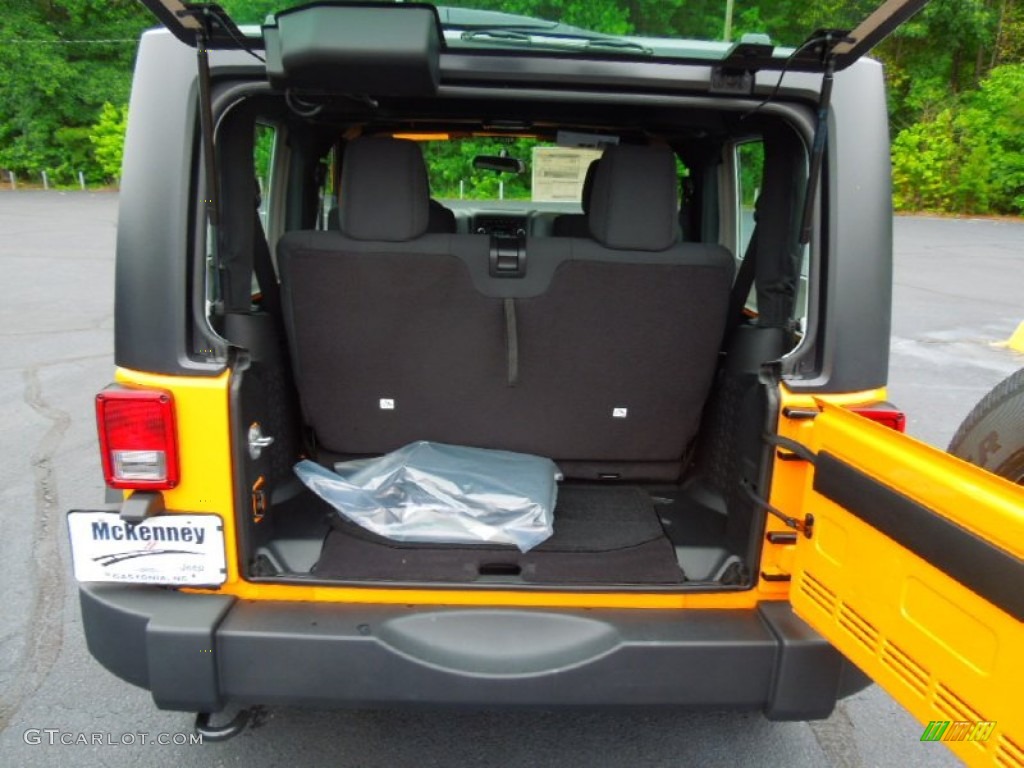 2012 Wrangler Sport 4x4 - Dozer Yellow / Black photo #17