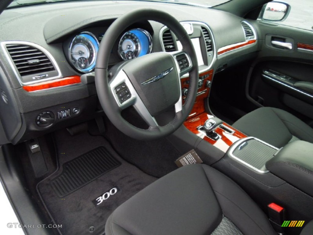 Black Interior 2012 Chrysler 300 Standard 300 Model Photo #67959776
