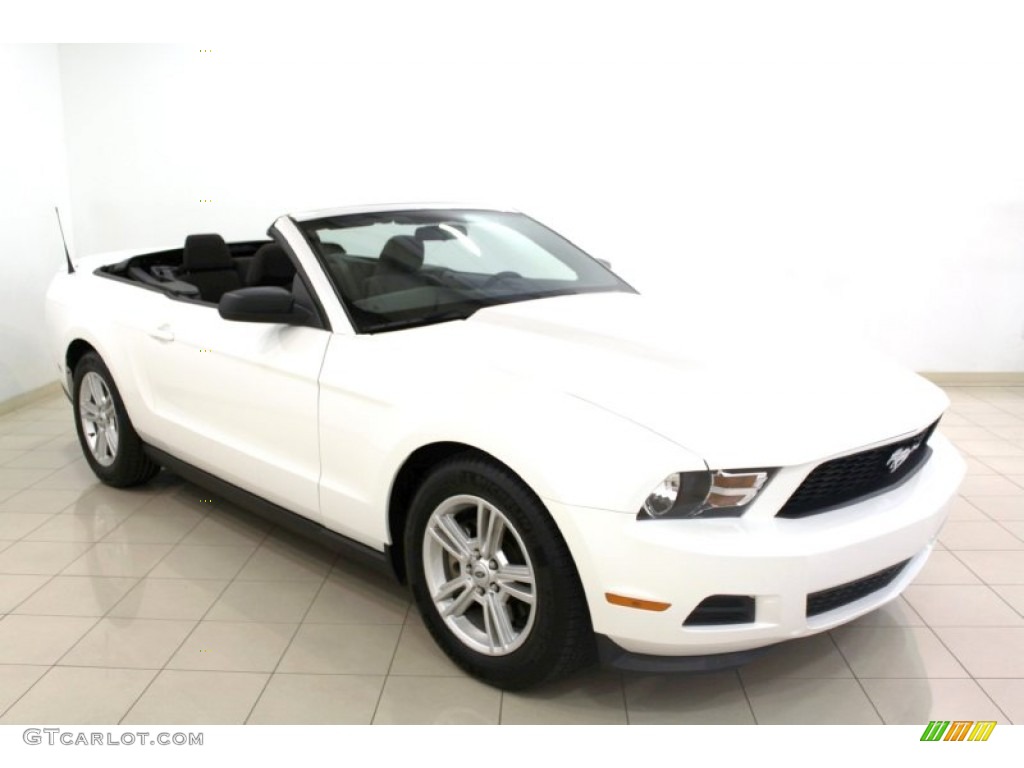 Performance White 2012 Ford Mustang V6 Convertible Exterior Photo #67960283