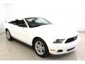 Performance White 2012 Ford Mustang V6 Convertible Exterior