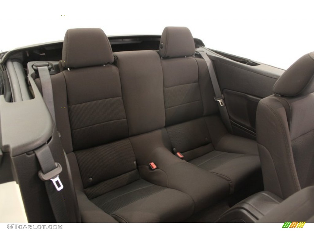 Charcoal Black Interior 2012 Ford Mustang V6 Convertible Photo #67960334