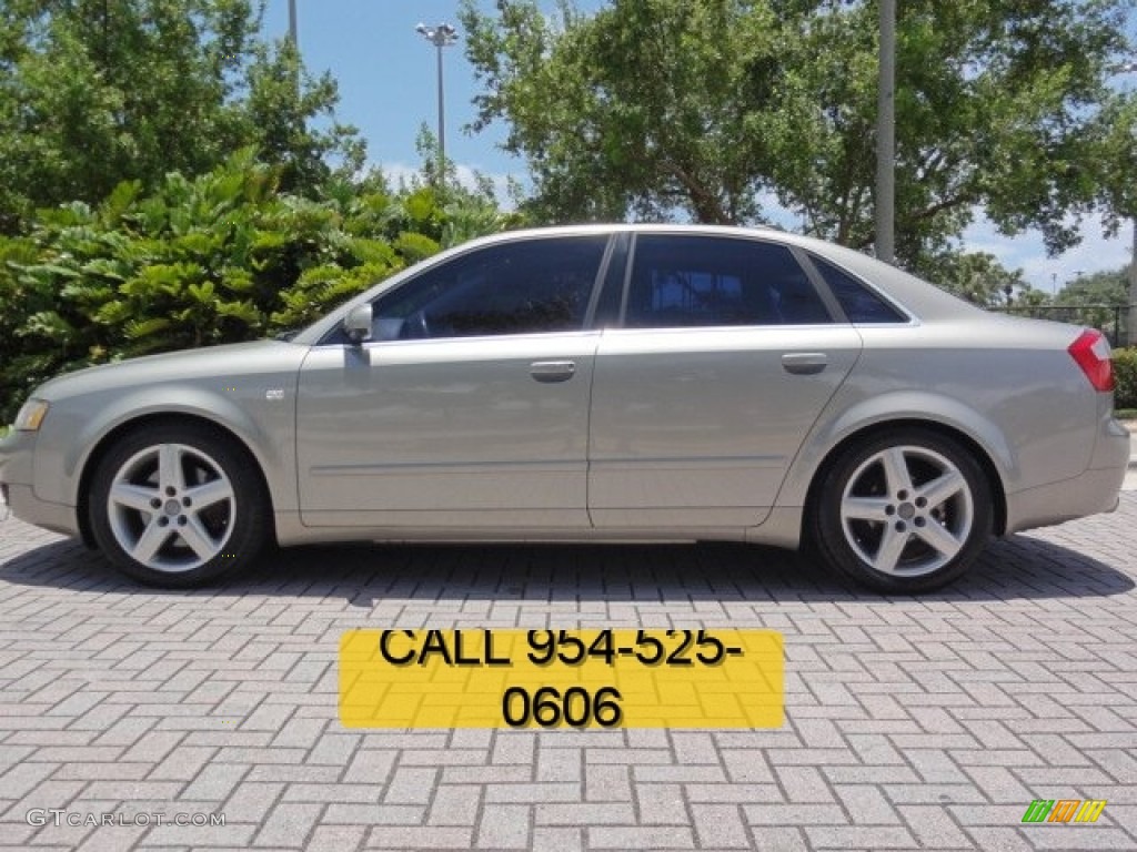 2004 A4 3.0 Sedan - Champagne Metallic / Beige photo #2