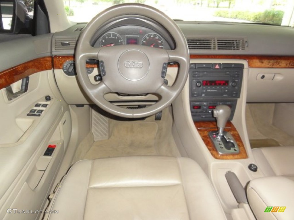 2004 A4 3.0 Sedan - Champagne Metallic / Beige photo #22
