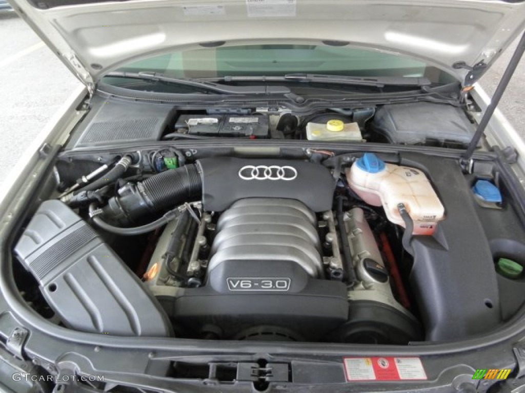 2004 Audi A4 3.0 Sedan Engine Photos