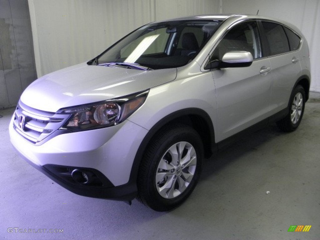 2012 CR-V EX 4WD - Alabaster Silver Metallic / Black photo #3