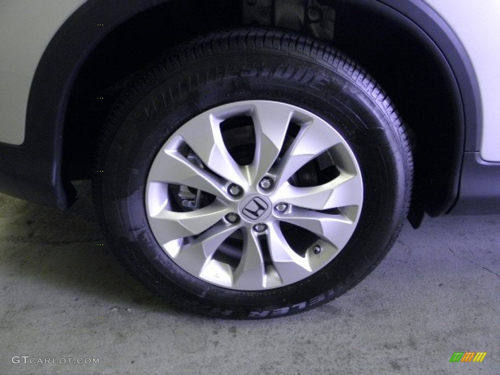 2012 CR-V EX 4WD - Alabaster Silver Metallic / Black photo #7
