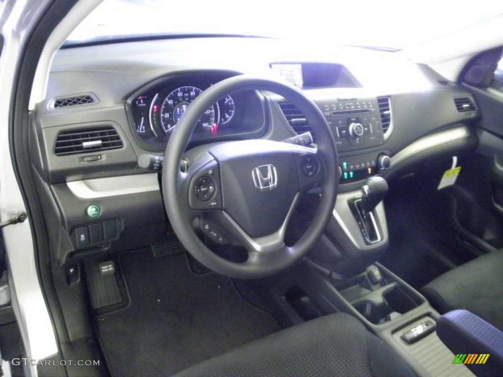 2012 CR-V EX 4WD - Alabaster Silver Metallic / Black photo #12