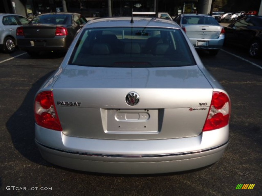 2003 Passat GLX 4Motion Sedan - Reflex Silver Metallic / Black photo #3