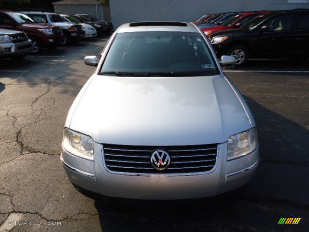 2003 Passat GLX 4Motion Sedan - Reflex Silver Metallic / Black photo #7