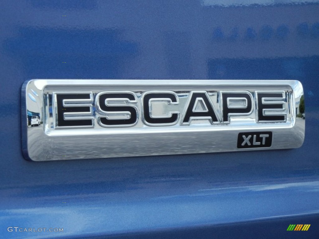 2010 Escape XLT V6 - Sport Blue Metallic / Camel photo #9